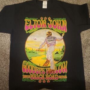 Elton John 2014 Goodbye Yellow Brick Road Concert T-shirt
